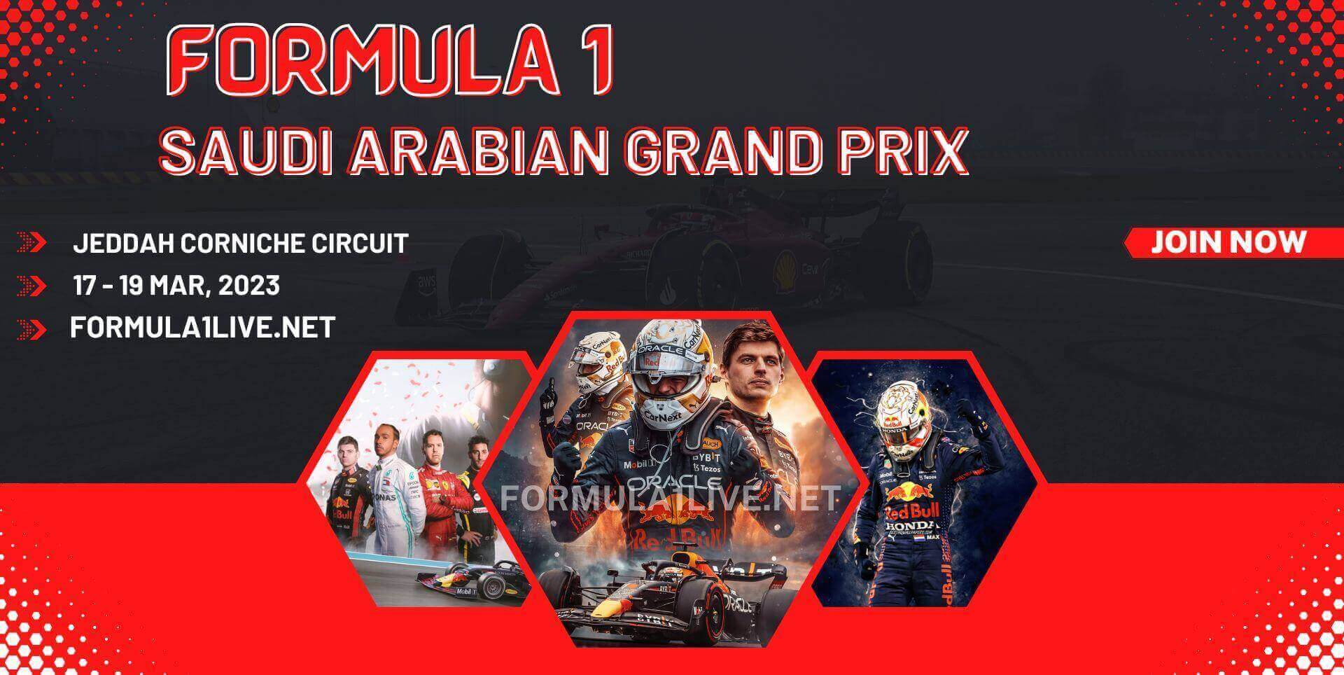 Formula 1 Saudi Arabian GP Live Stream